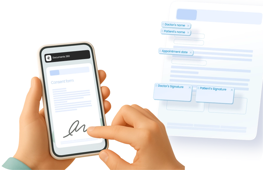 Consent forms illustration